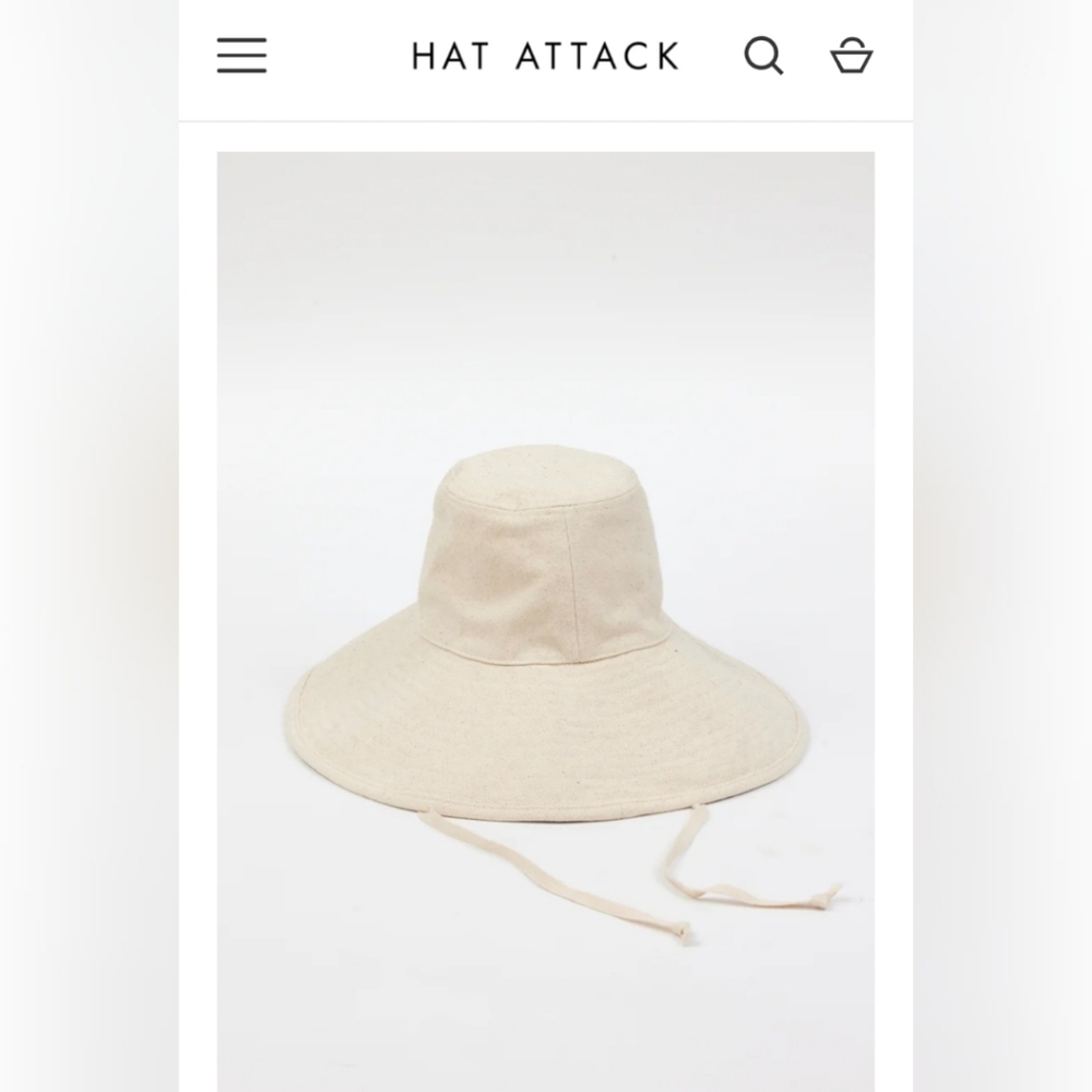 Hat Attack Livvy Canvas Sunhat Cream